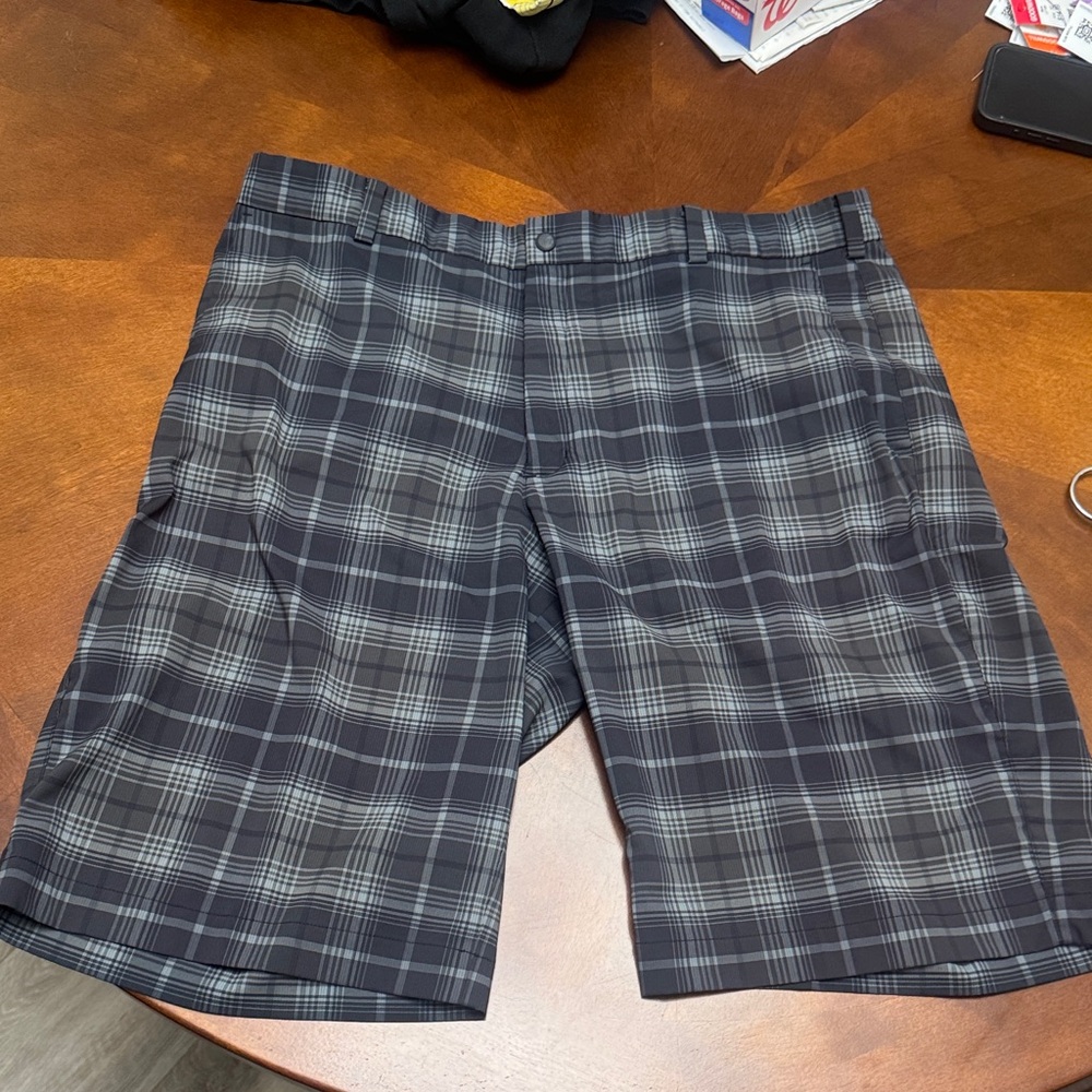 Nike Men's Dark Plaid Shorts